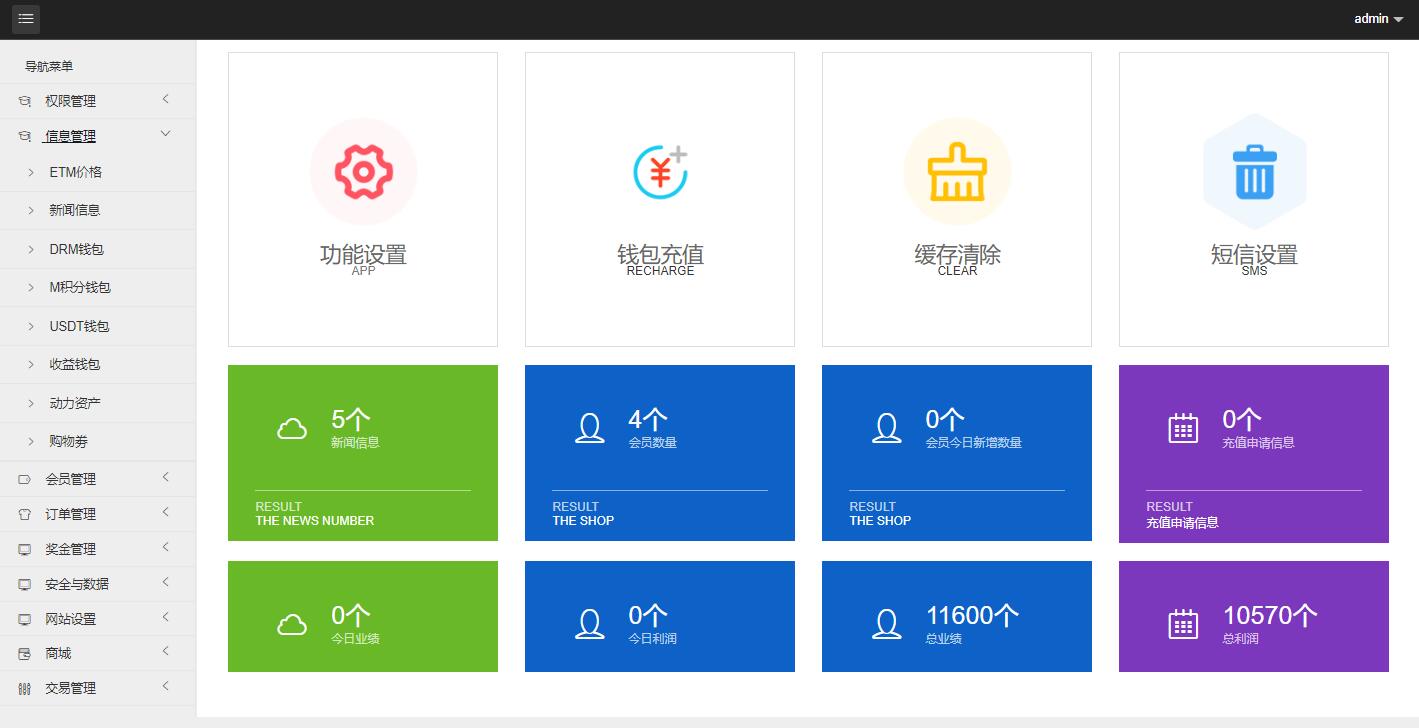 【站长亲测】DRM森林区块链挖矿系统交易中心带推广分成源码