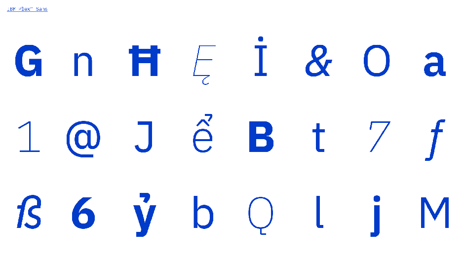 免费商用字体-16款IBM Plex-IBM字体下载