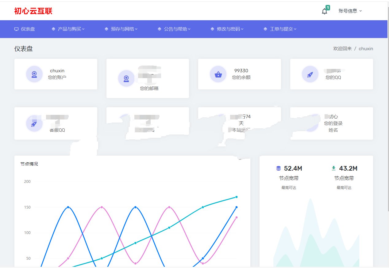 SWAPIDC主机管理系统模板分享