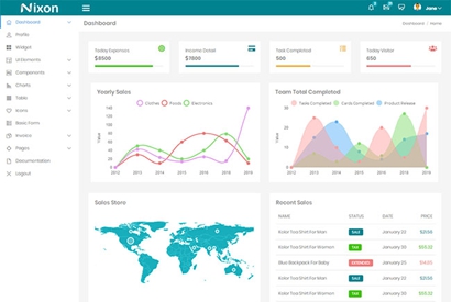 HTML静态模板-Bootstrap后台系统界面模板