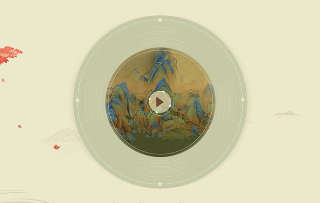 JS胶片音乐播放器代码