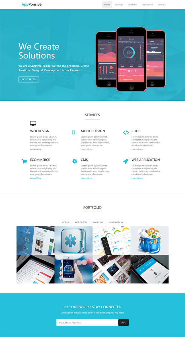 app展示网站模板html5_APP操作展示