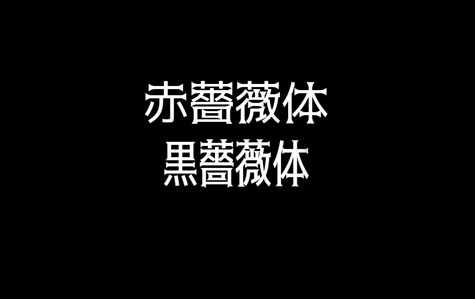 免费商业字体-日本黑薔薇体-赤薔薇体下载