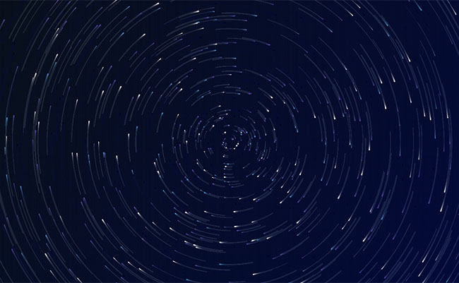 Canvas绘制的HTML5旋涡星空旋转背景特效