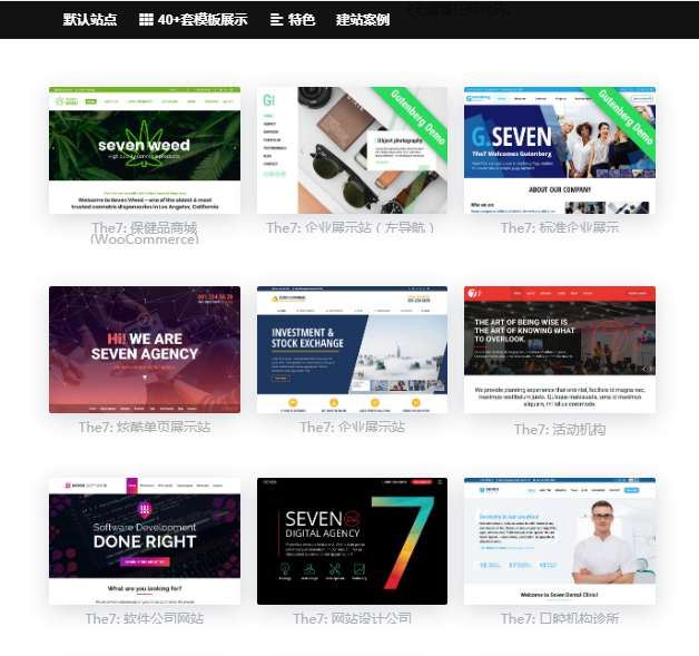 wordpress主题The7_ v9.40可视化建站最新汉化版带秘钥 wordpress主题The7_ v9.40可视化建站最新汉化版带秘钥