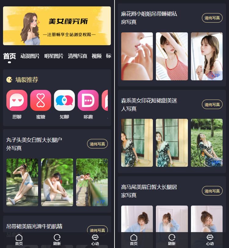 仿抖你妹原版主题源码/仿抖音模式套图WordPress图片主题模板 仿抖你妹原版主题源码/仿抖音模式套图WordPress图片主题模板
